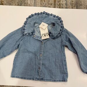 Zara Kids - Jean top- 4-5 years